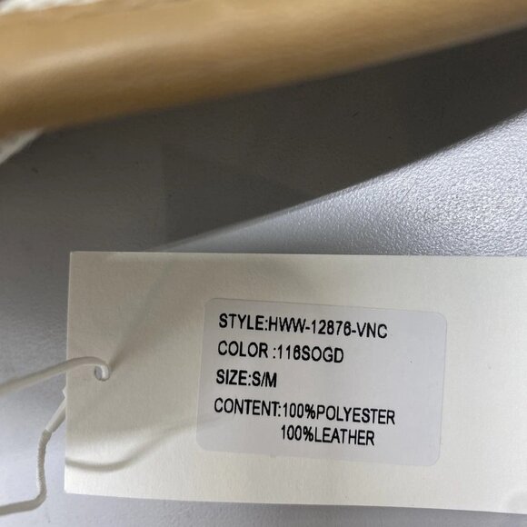 Vince Unisex Leather-Trim Baseball Cap – Beige - Picture 11 of 11